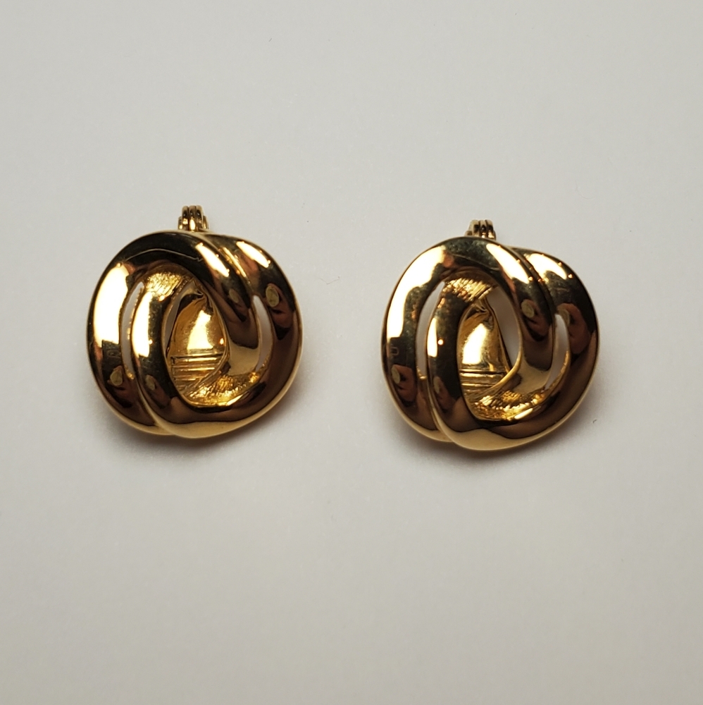 Monet Double Link Clip-on Earrings